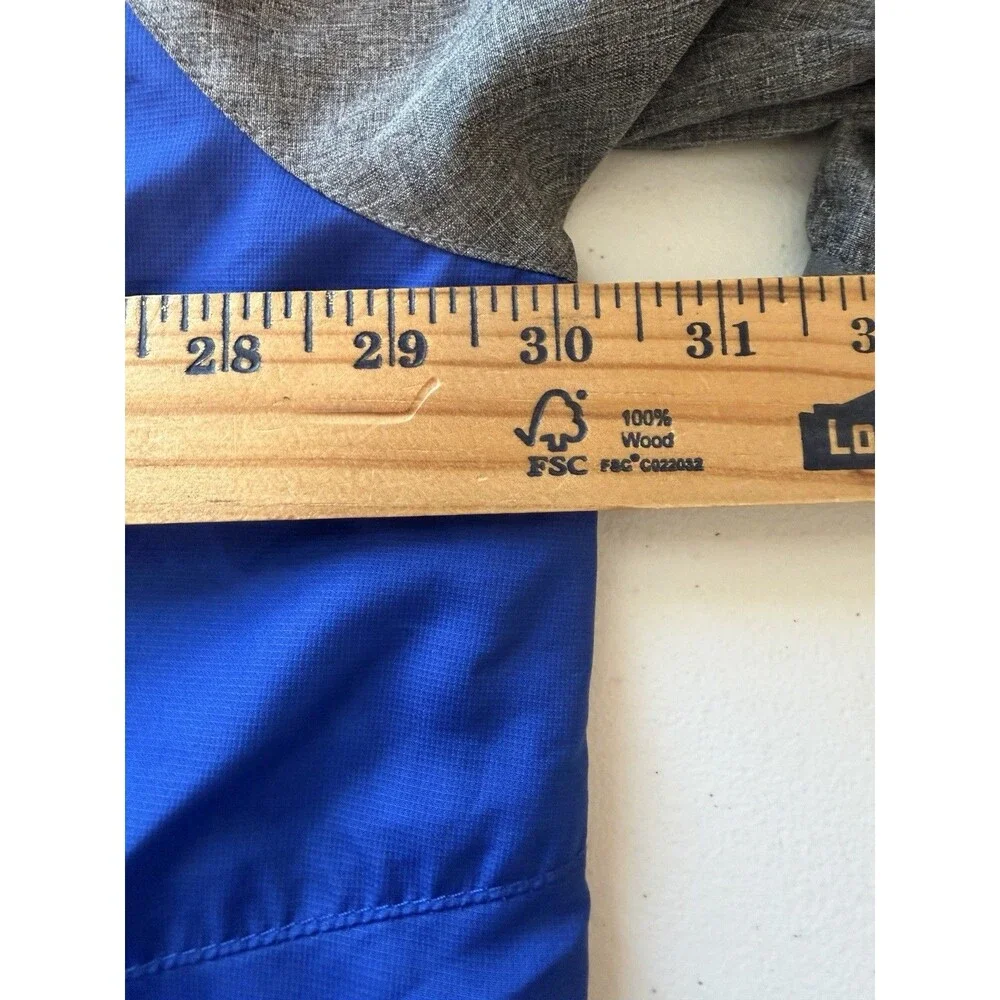 Dunbrooke Hurricane Men’s 3XL Windbreaker Jacket Blue Gray Full Zip Lightweight